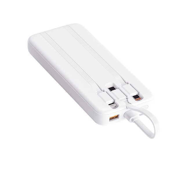 Портативный повербанк с логотипом Bulo, 10000 mAh 22,5W, белый 5833 фото