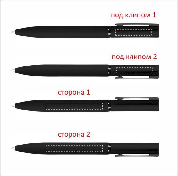 Гравіювання на металевих ручках, ролер, нерж. сталь, синє чорнило 63800235 фото