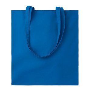 Сумка-шоппер з логотипом COTTONEL COLOUR +, кольорова, 140 гр/м&sup2;, темно-блакитний MO926837 фото