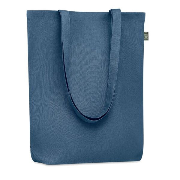 Сумка с логотипом NAIMA TOTE, 38x10х42 см, конопля., синий MO616204 фото