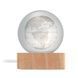 LED-лампа с логотипом GLOBE LIGHT, на деревянной подставке, стекло/древесина MO269040 фото 4