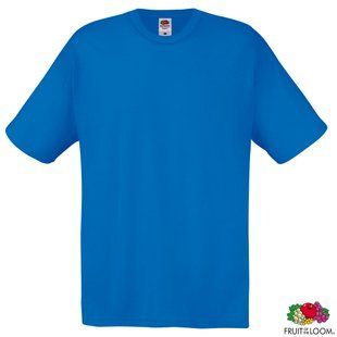 Футболка брендована 'Original T' S (Fruit of the Loom), унісекс, 100% бавовна, 145 г/м&sup2;, королівський синій 061082051S фото
