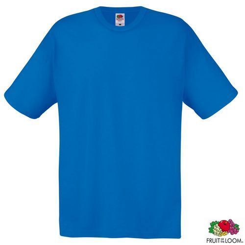 Футболка брендированная 'Original T' S (Fruit of the Loom), унисекс, 100% хлопок, 145 г/м&sup2;, королевский синий 061082051S фото