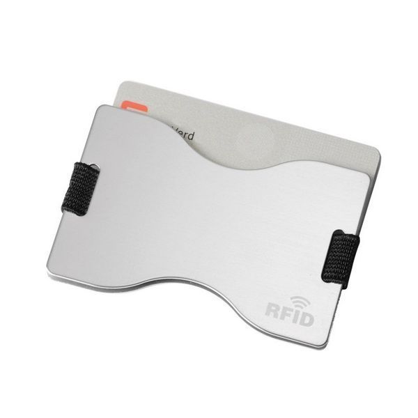 Картхолдер з логотипом, з RFID-захистом, алюміній, до 12 карток 90402496 фото