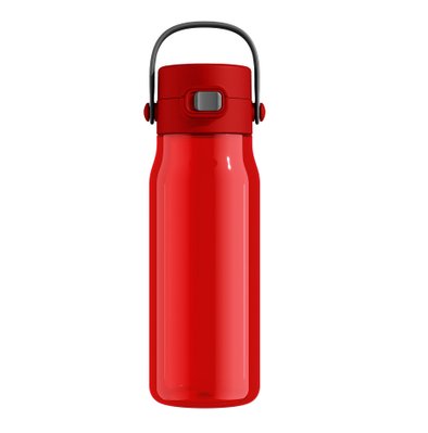 Пластикова пляшка для пиття Fresh під друк логотипу, червоний 4534 фото