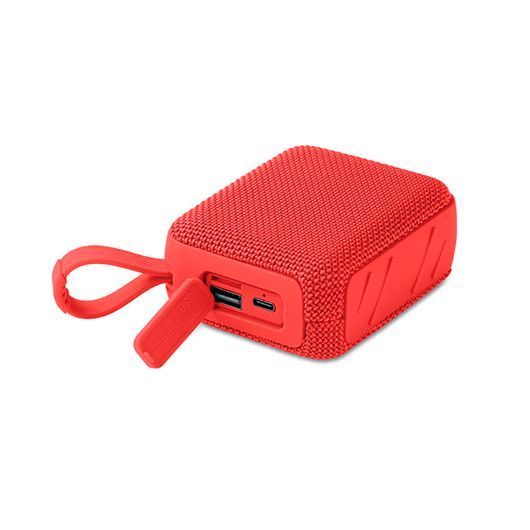 Багатофункціональна Bluetooth-колонка з логотипом OBLO, 5.0, 9,5x4x7,5 см, червоний MO272805 фото