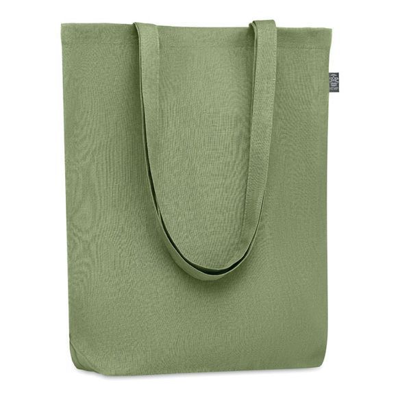 Сумка з логотипом NAIMA TOTE, 38x10х42 cм, конопля, зелений MO616209 фото