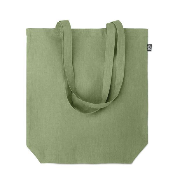 Сумка з логотипом NAIMA TOTE, 38x10х42 cм, конопля, зелений MO616209 фото