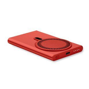 Зарядное устройство с логотипом PAWTT, беспроводное, 5000 mAh, красный MO244202 фото