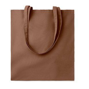 COTTONEL COLOUR +, Сумка-шоппер з логотипом кольорова, 140 гр/м&sup2;, коричневий MO926842 фото