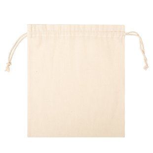 Мешочек с логотипом BENTO, 25х32 см, 110г/м2, хлопок, натуральный 50S20P1Y0 фото