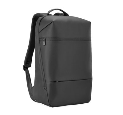 Рюкзак водонепроникний для ноутбука Unit з логотипом, чорний 3837 фото