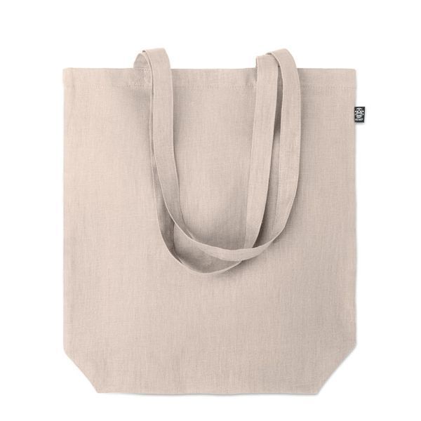 Сумка з логотипом NAIMA TOTE, 38x10х42 cм, конопля, бежевий MO616213 фото