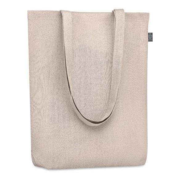 Сумка з логотипом NAIMA TOTE, 38x10х42 cм, конопля, бежевий MO616213 фото