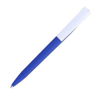 Ручка кулькова, пластикова Lima з логотипом, синій 2869 фото