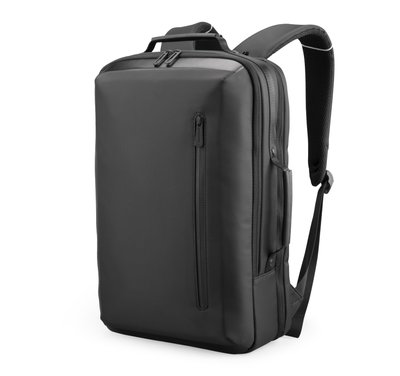 Рюкзак водонепроникний для ноутбука Fleming з логотипом, чорний 3838 фото