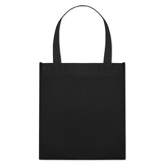 Брендованный Эко-шопер APO BAG, (спанбонд), сварная модель, 80 г/м&sup2;, 27x15x30 cм, черный MO895903 фото