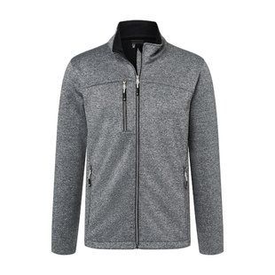 Мужская куртка с принтом Softshell James Nicholson, серый/черный, M JN1148DHBLZ2 фото