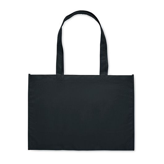 Сумка-шопер с логотипом KAIMONO, из нетканого RPET, 80 гр/м&sup2;, 45x16x32 см, черный MO219303 фото