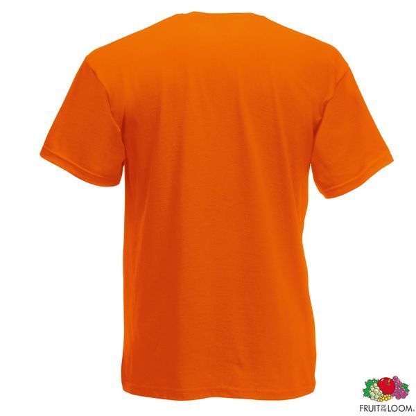 Футболка з логотипом 'Super Premium Tee' XL (Fruit of the Loom), унісекс, 100% бавовна, 205 г/м&sup2;, помаранчевий 061044044XL фото