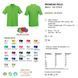 Поло с логотипом 'Premium Polo' 2XL (Fruit of the Loom), мужской, 100% хлопок, 180 г/м&sup2;, голубой 0632180ZUXXL фото 3
