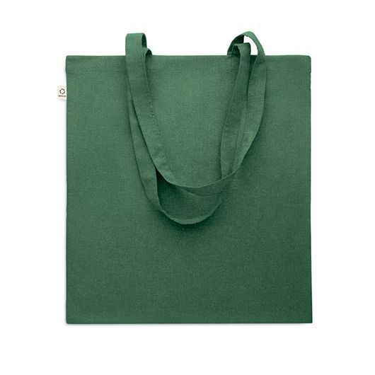 Эко-сумка с логотипом VIVEKA COLOUR, из переработанного сырья, 38x42 cм,140 г/м&sup2;, зеленый MO230260 фото