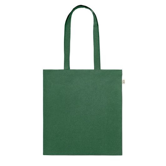 Эко-сумка с логотипом VIVEKA COLOUR, из переработанного сырья, 38x42 cм,140 г/м&sup2;, зеленый MO230260 фото