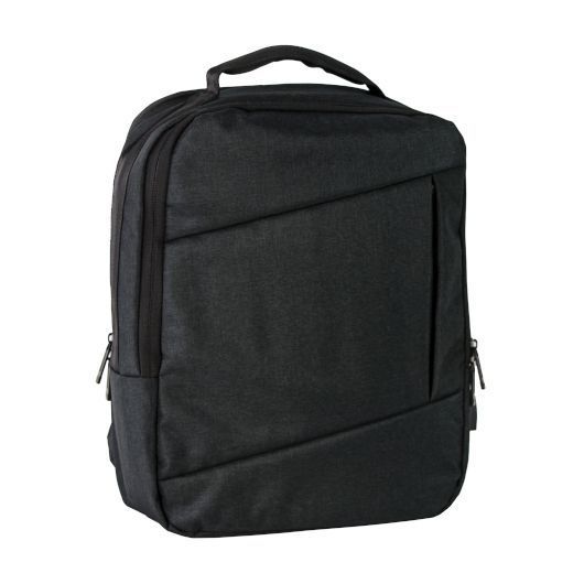 Брендований рюкзак на 2 відділення з USB KENTON, 42х13х30, чорний 50BK01199 фото