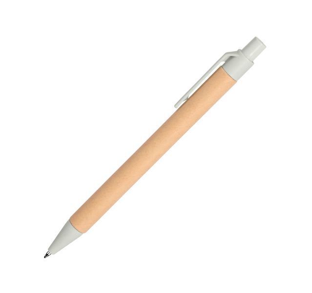 Печать на эко ручке, шариковая Astrada, белая 4977 фото