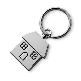 Брелок металлический с логотипом Home Key, в коробке 99238632 фото