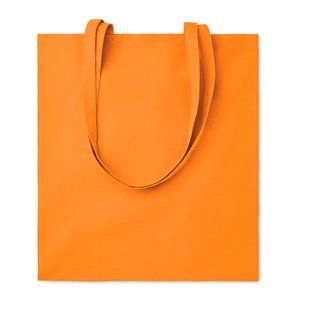 COTTONEL COLOUR +, Сумка-шоппер з логотипом кольорова, 140 гр/м&sup2;, помаранчевий MO926810 фото