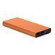 Павербанк з логотипом POWERFLAT 10C, 10000 mAh, перероблений алюміній, помаранчевий MO677010 фото