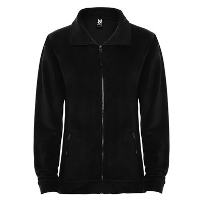 Куртка з друком флісова жіноча Pirineo woman 300 гр/м2, чорний 2175 фото