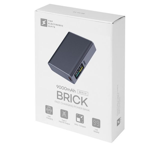 Повербанк з логотипом Brick 9000 mAh 5350 фото